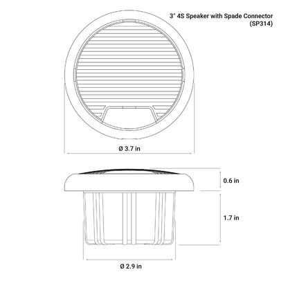 3" 4S Speaker